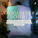 Sommerdecke Steppbett leicht Polyester Hellblau 200x200 cm