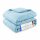 Sommerdecke Steppbett leicht Polyester Hellblau 200x200 cm