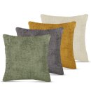 Kissenhülle Chenille Cross 60 cm x 60 cm in 4 Farben