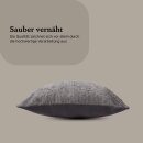 Dekorative Chenille Kissenhülle 60x60cm Silber