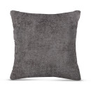 Kissenhülle aus Chenille hochwertig 60x60cm Silber