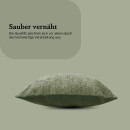 Kissenhülle aus Chenille hochwertig 60x60cm Salbei