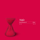 Stehtischhusse mit Schleife Polyester-Stretch Ø60x145cm Rot