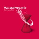 Stehtischhusse mit Schleife Polyester-Stretch Ø60x145cm Rot