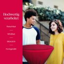 Stehtischhusse mit Schleife Polyester-Stretch Ø60x145cm Rot