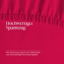 Stehtischhusse mit Schleife Polyester-Stretch Ø60x145cm Rot