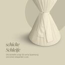 Stehtischhusse Polyester-Stretch Ø80x145cm Creme