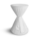 Stehtischhusse mit Schleife Polyester-Stretch...