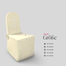 Stuhlhusse runder Abschluss Interlock-Jersey-Stretch