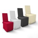 Stuhlhusse mit geradem Abschluss für Events/Gastro