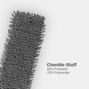 Bodenwischer-Komplett Set Mikrovelour / Chenille Anthrazit