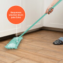 Bodenwischer Wischmopp aus Mikrovelour/Chenille Mint