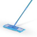 Bodenwischer Wischmopp aus Mikrovelour/Chenille Hellblau