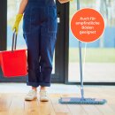 Bodenwischer Wischmopp aus Mikrovelour/Chenille Hellblau