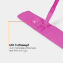 Bodenwischer Wischmopp aus Mikrovelour/Chenille Pink