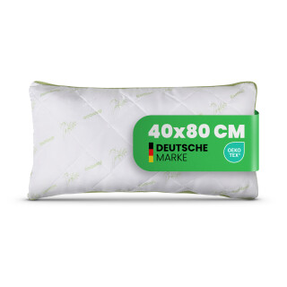 Kopfkissen "Bamboo Mesh" mit Bambusveredelung 40x80 cm