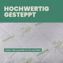 Kopfkissen "Bamboo Mesh" mit Bambusveredelung 80x80 cm