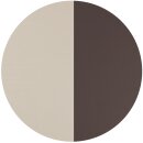 Platzset Tischset in Lederoptik 46x33cm Beige/Braun (Uni) 6er Set