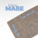 Platzset Tischset in Lederoptik 46x33cm Beige/Braun (Struktur) 4er Set