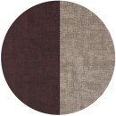 Platzset Tischset in Lederoptik 46x33cm Beige/Braun (Struktur) 4er Set