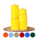 Stumpenkerzen unparfümiert