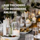 Stumpenkerzen Wachs unparfümiert