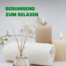 Stumpenkerzen Wachs unparfümiert Hellgrün Ø7cm x 8cm