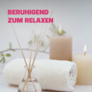 Stumpenkerzen "Rosa", Größe Ø7cm x Höhe: 8 cm, Wachskerzen lange Brenndauer bis zu 20h - unparfümierte Säulenkerze
