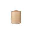 Stumpenkerzen Wachs unparfümiert Beige Ø7cm x...