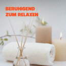 Stumpenkerzen "Orange", Größe Ø7cm x Höhe: 12 cm, Wachskerzen lange Brenndauer bis zu 35h - unparfümierte Säulenkerze