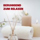 Stumpenkerzen Wachs unparfümiert Dunkelrot Ø7cm x 12cm