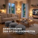 Bodenkissen Sitzpouf Indoor Ø54cm Anthrazit