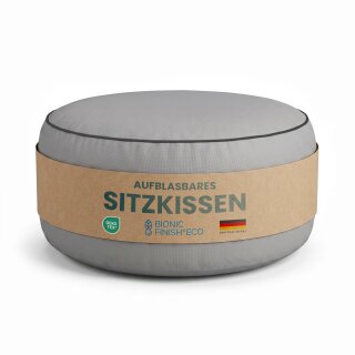 Bodenkissen Sitzpouf Indoor Ø54cm Hellgrau