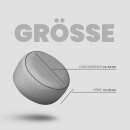 Bodenkissen Sitzpouf Indoor Ø54cm Hellgrau