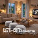 Bodenkissen Sitzpouf Indoor Ø54cm Hellgrau