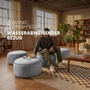 Bodenkissen Sitzpouf Indoor Ø54cm Hellgrau