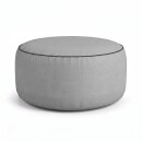 Bodenkissen Sitzpouf Indoor Ø54cm Hellgrau