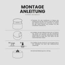 Bodenkissen Sitzpouf Outdoor Ø54cm Hellgrau