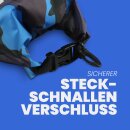 Schwimmbeutel "Drybag" Camouflage - Blau ( 2 Liter )
