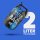 Schwimmbeutel "Drybag" Camouflage - Blau ( 2 Liter )