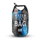Schwimmbeutel "Drybag" 28x18cm Camouflage Blau 2er-Pack