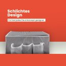 Aufbewahrungsbox faltbar 35cm x 22cm x 22cm