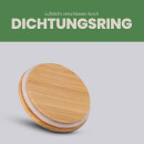 Vorratsglas mit Bambusdeckel 500 ml