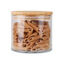 Vorratsglas Ø 11,2 x 10 cm mit Baumbusdeckel 700 ml