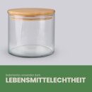 Vorratsglas Ø 11,2 x 10 cm mit Baumbusdeckel 700 ml