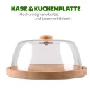 Käse und Kuchenplatte