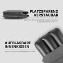 Palettenkissen 2-teilig wasserabweisend Innenkissen aufblasbar Anthrazit