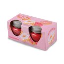 Duftkerze im Glas "Donut Himbeere" mit Deckel,...