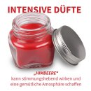 Duftkerze im Glas "Macaron" 2er-Pack Donut Himbeere