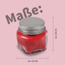 Duftkerze im Glas "Donut Himbeere" mit Deckel, 2er Pack mit je ca. 7 Std. Brenndauer, Ø6cm